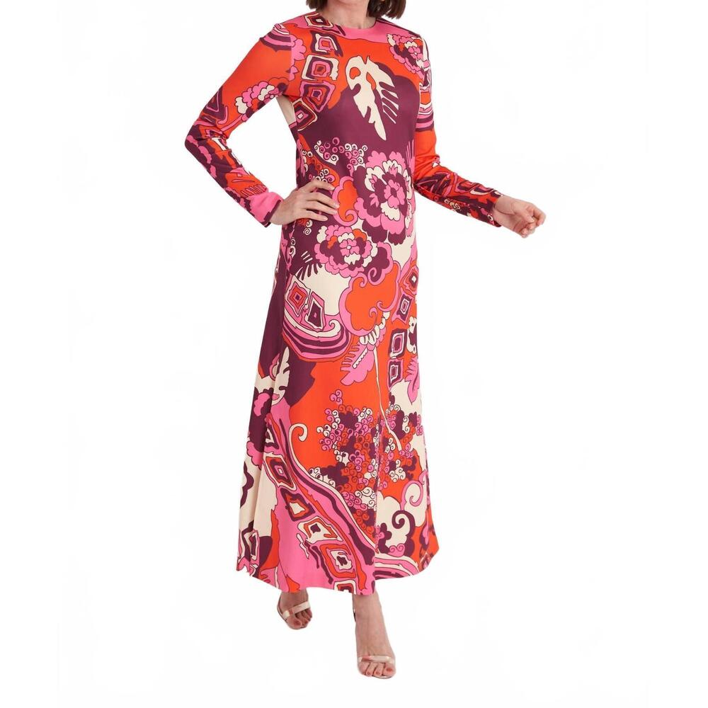 NEW CK BRADLEY ashton dress in whirlwind plum
